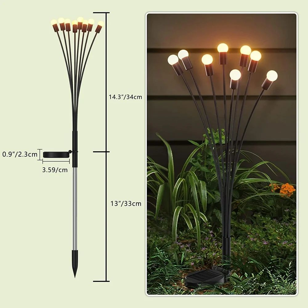 Solar Led Garden Light firefly (8 LED Lights)